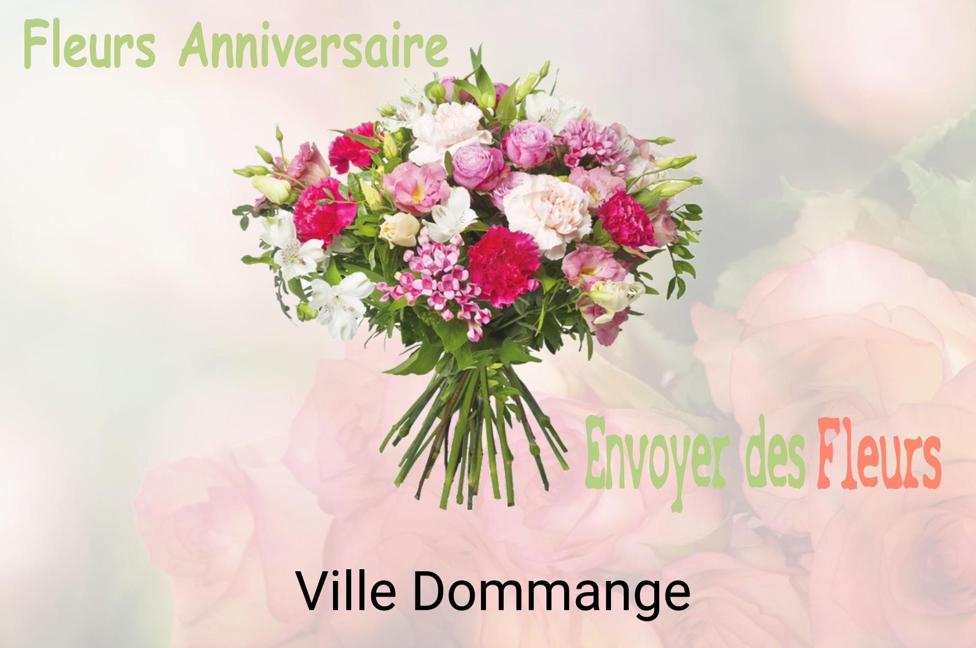 Bouquet de fleurs d’anniversaire livré à Ville-Dommange